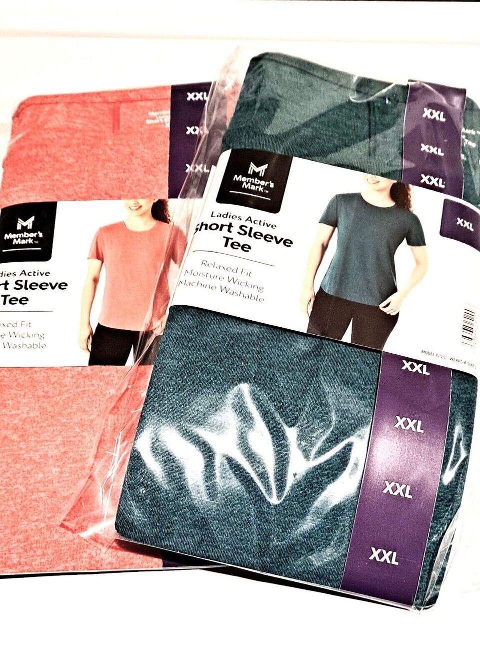 New Women's T's, Set of 2, Relaxed Fit, V- Neck